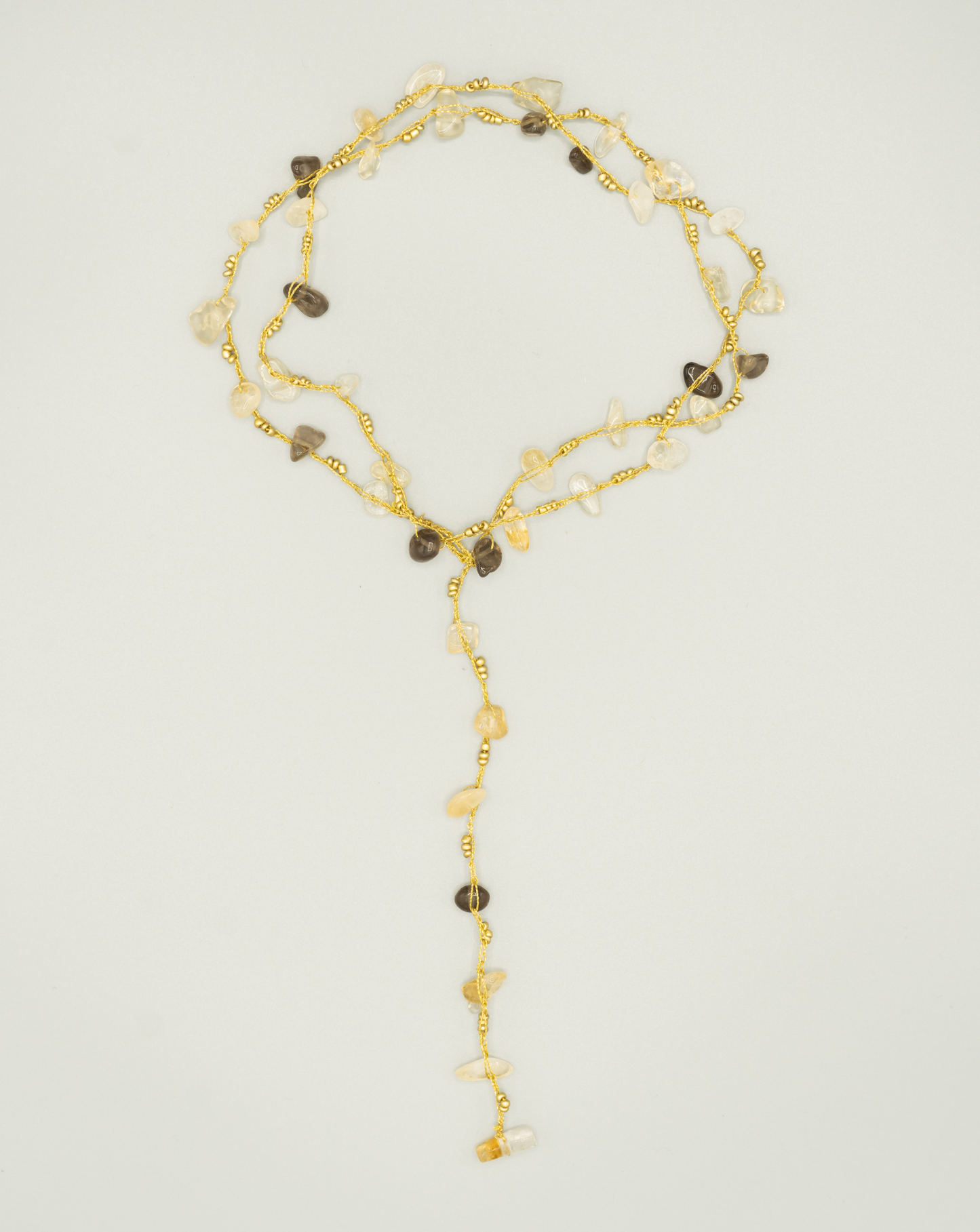 Citrine & Smoky Quartz Limitless Chain