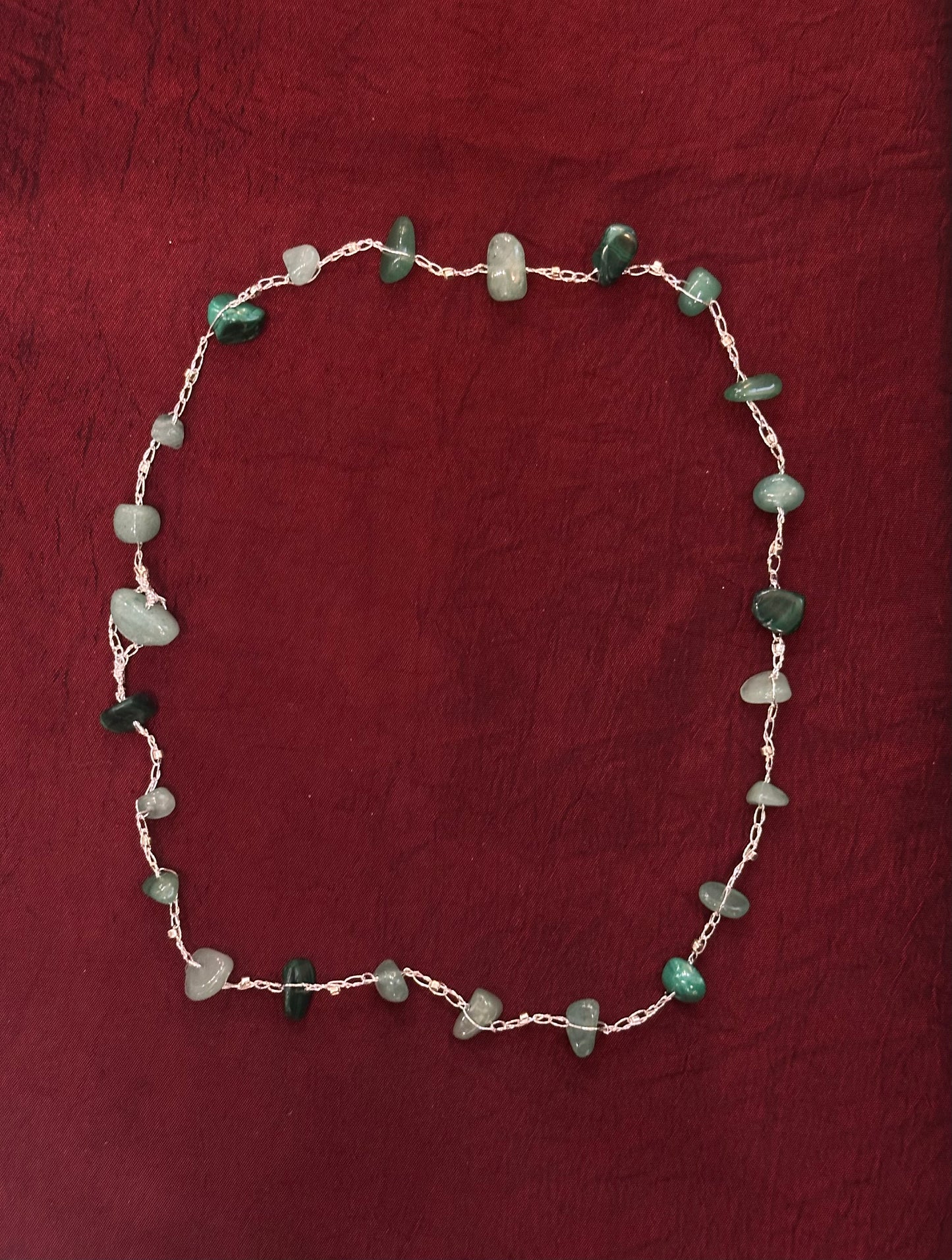 Aventurine & Malachite Choker