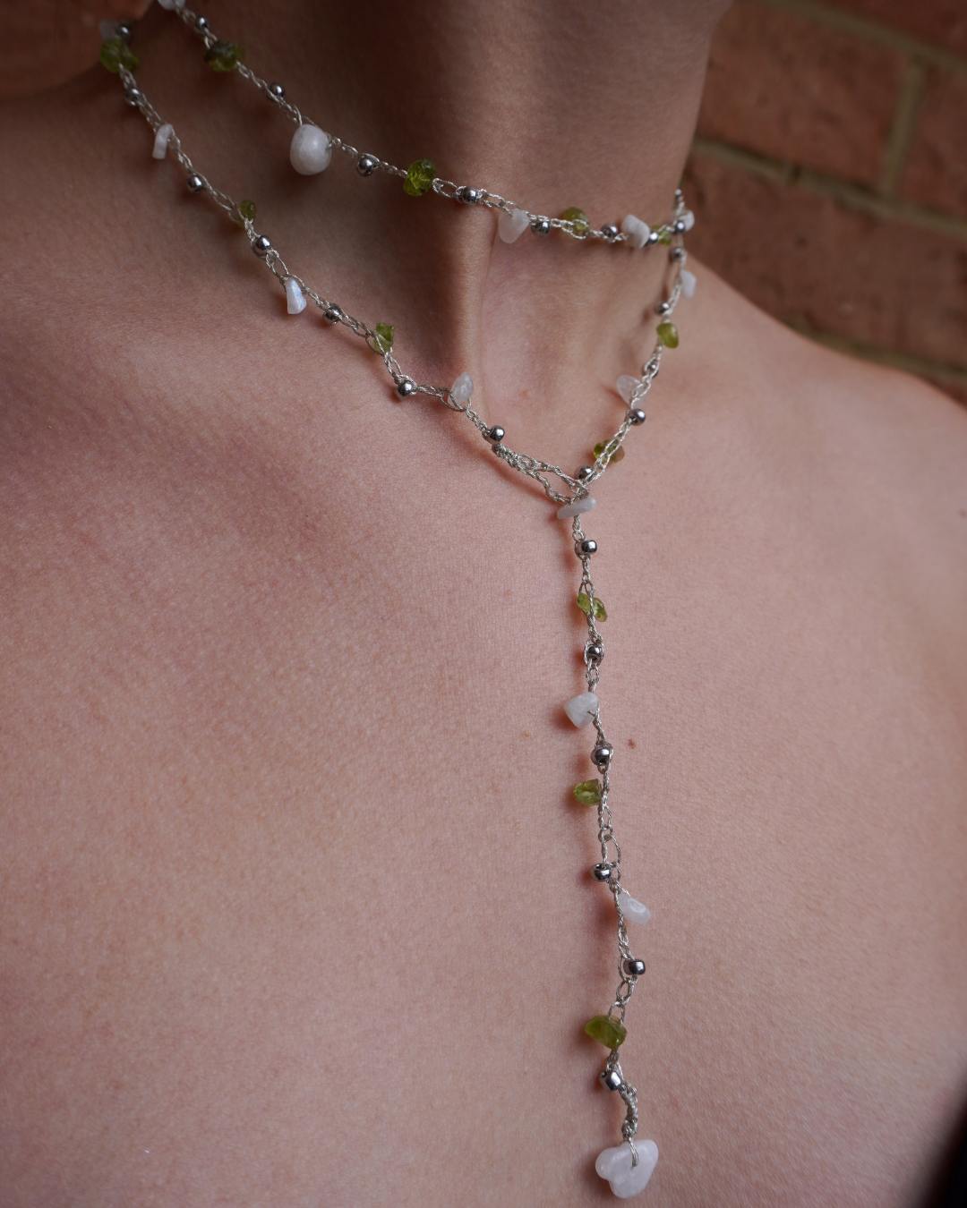 Peridot & Moonstone Limitless Chain