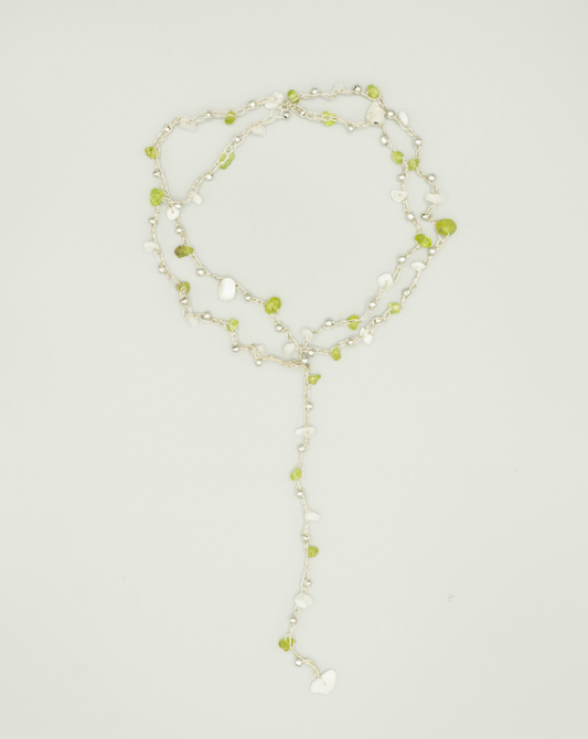 Peridot & Moonstone Silver