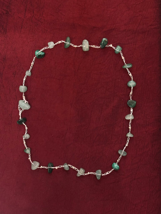 Aventurine & Malachite Choker